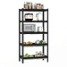 3 tier rolling shelf rack