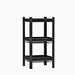 3 tier rolling shelf rack