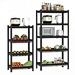 3 tier rolling shelf rack